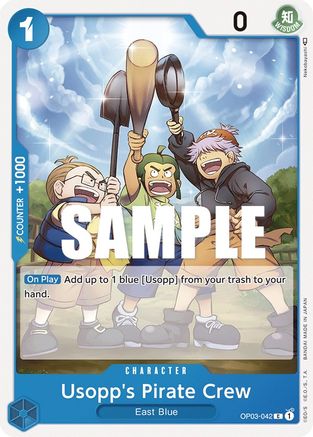 Usopp's Pirate Crew (OP03-042) - Pillars of Strength - Premium One Piece Single from Bandai - Just $0.08! Shop now at Game Crave Tournament Store