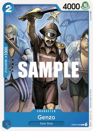 Genzo (OP03-046) - Pillars of Strength - Premium One Piece Single from Bandai - Just $0.08! Shop now at Game Crave Tournament Store