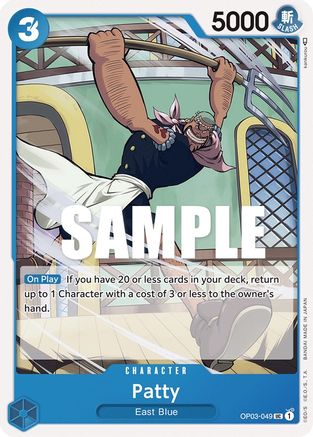 Patty (OP03-049) - Pillars of Strength - Premium One Piece Single from Bandai - Just $0.08! Shop now at Game Crave Tournament Store