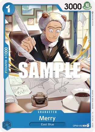 Merry (OP03-052) - Pillars of Strength - Premium One Piece Single from Bandai - Just $0.08! Shop now at Game Crave Tournament Store