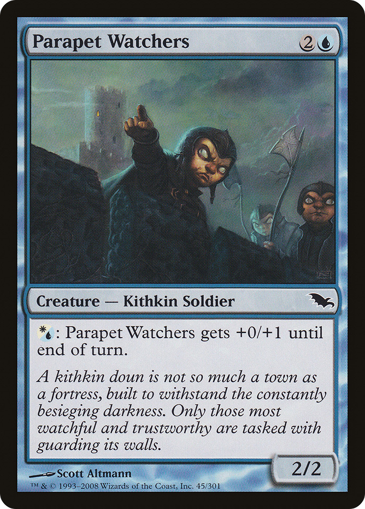 Parapet Watchers (SHM-045) - Shadowmoor - Premium MTG Single from Wizards of the Coast - Just $0.08! Shop now at Game Crave Tournament Store
