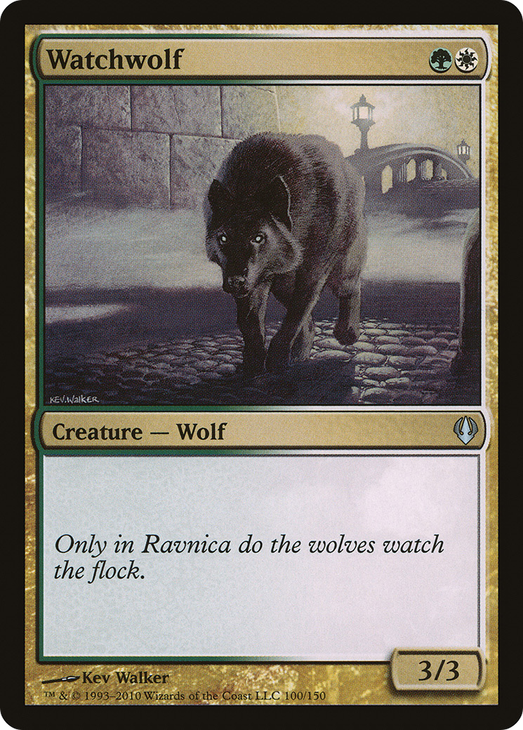 Watchwolf (ARC-100) - Archenemy - Premium MTG Single from Wizards of the Coast - Just $0.08! Shop now at Game Crave Tournament Store
