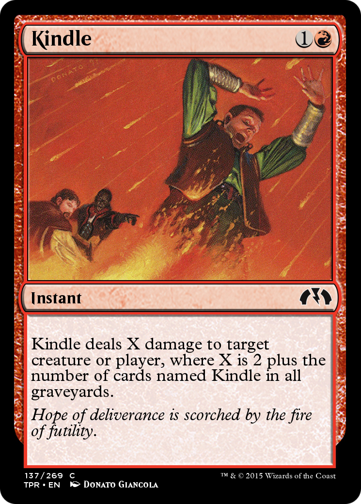 Kindle (TPR-137) - Tempest Remastered - Premium MTG Single from Wizards of the Coast - Just $0! Shop now at Game Crave Tournament Store