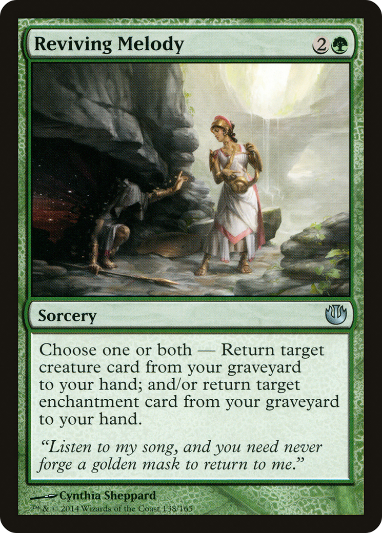 Reviving Melody (JOU-138) - Journey into Nyx - Premium MTG Single from Wizards of the Coast - Just $0.08! Shop now at Game Crave Tournament Store