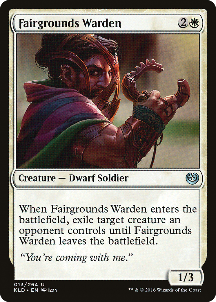 Fairgrounds Warden (KLD-013) - Kaladesh - Premium MTG Single from Wizards of the Coast - Just $0.25! Shop now at Game Crave Tournament Store