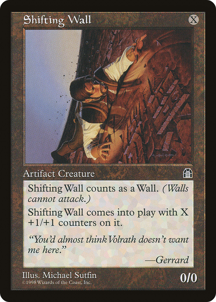 Shifting Wall (STH-140) - Stronghold - Premium MTG Single from Wizards of the Coast - Just $0.09! Shop now at Game Crave Tournament Store