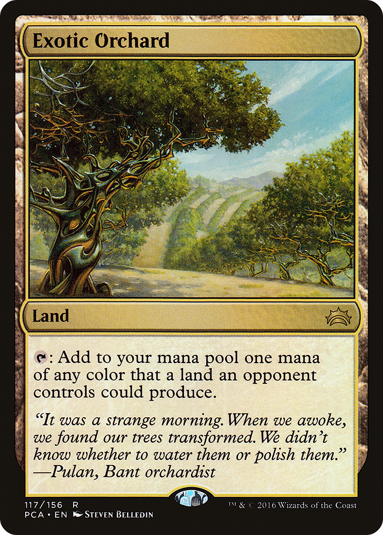 Exotic Orchard (PCA-117) - Planechase Anthology - Premium MTG Single from Wizards of the Coast - Just $0.26! Shop now at Game Crave Tournament Store