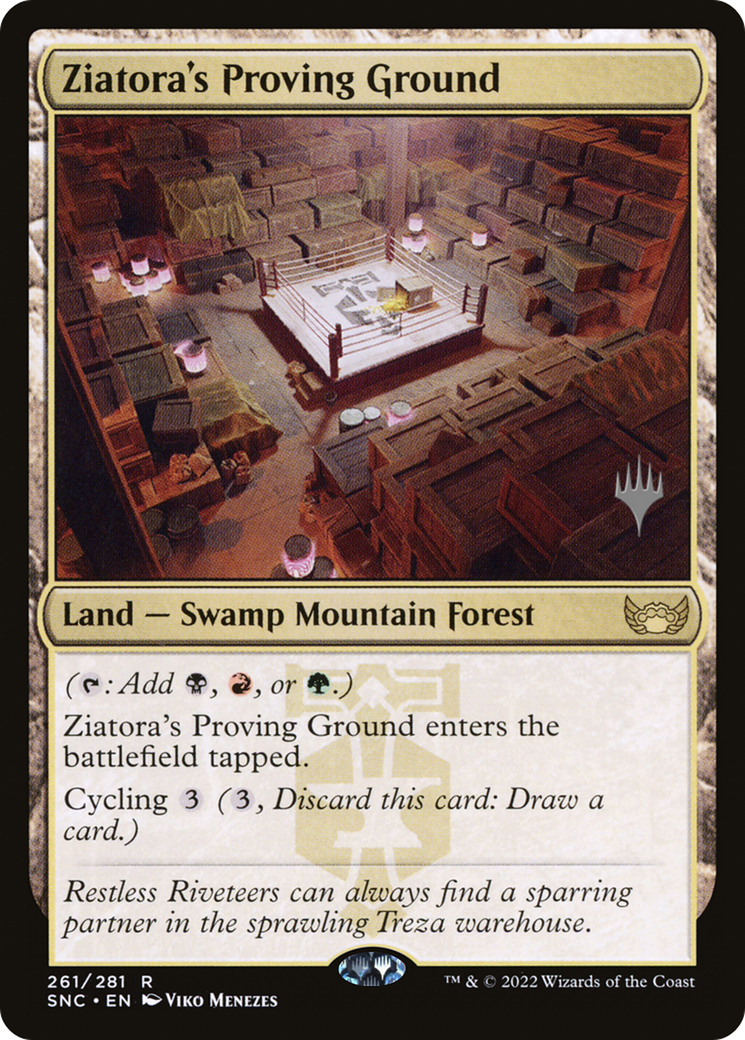 Ziatora's Proving Ground (PSNC-261P) - Streets of New Capenna Promos - Premium MTG Single from Wizards of the Coast - Just $5.96! Shop now at Game Crave Tournament Store