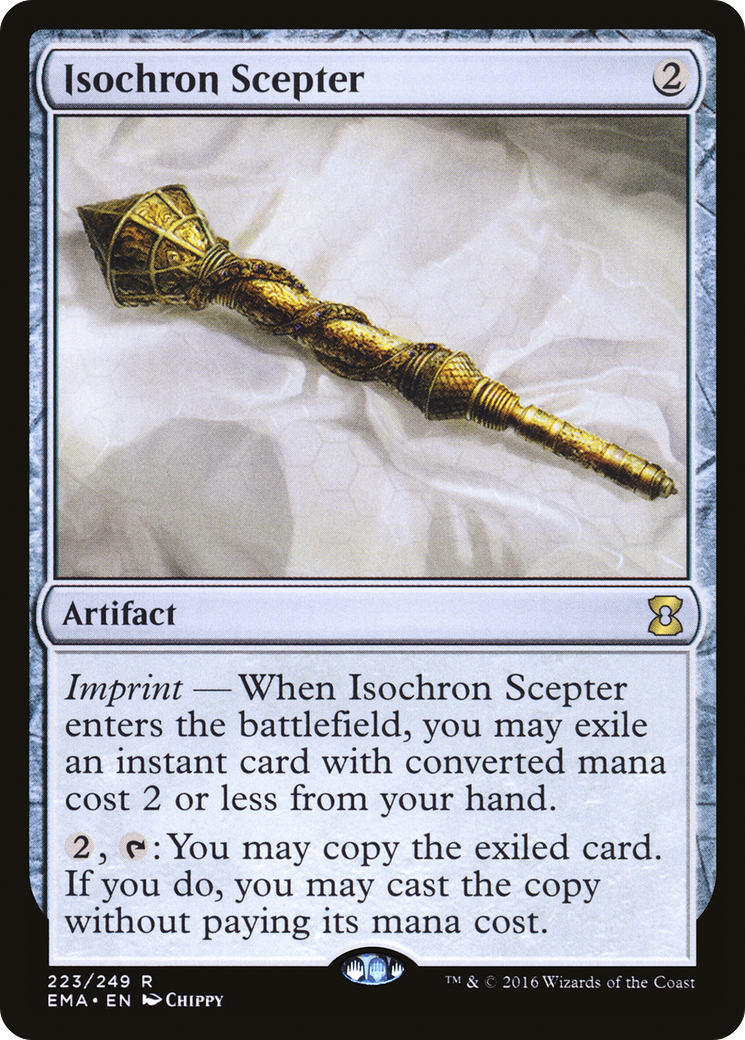 Isochron Scepter (EMA-223) - Eternal Masters Foil - Premium MTG Single from Wizards of the Coast - Just $14.63! Shop now at Game Crave Tournament Store
