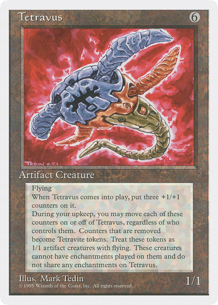 Tetravus (4ED-350) - Fourth Edition - Premium MTG Single from Wizards of the Coast - Just $0.51! Shop now at Game Crave Tournament Store