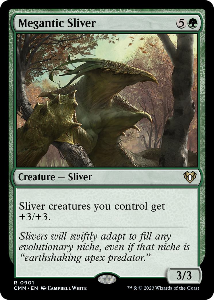 Megantic Sliver (CMM-901) - Commander Masters - Premium MTG Single from Wizards of the Coast - Just $0.14! Shop now at Game Crave Tournament Store