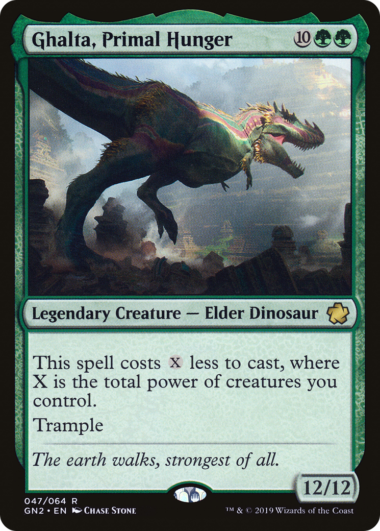 Ghalta, Primal Hunger (GN2-047) - Game Night 2019 - Premium MTG Single from Wizards of the Coast - Just $1.14! Shop now at Game Crave Tournament Store