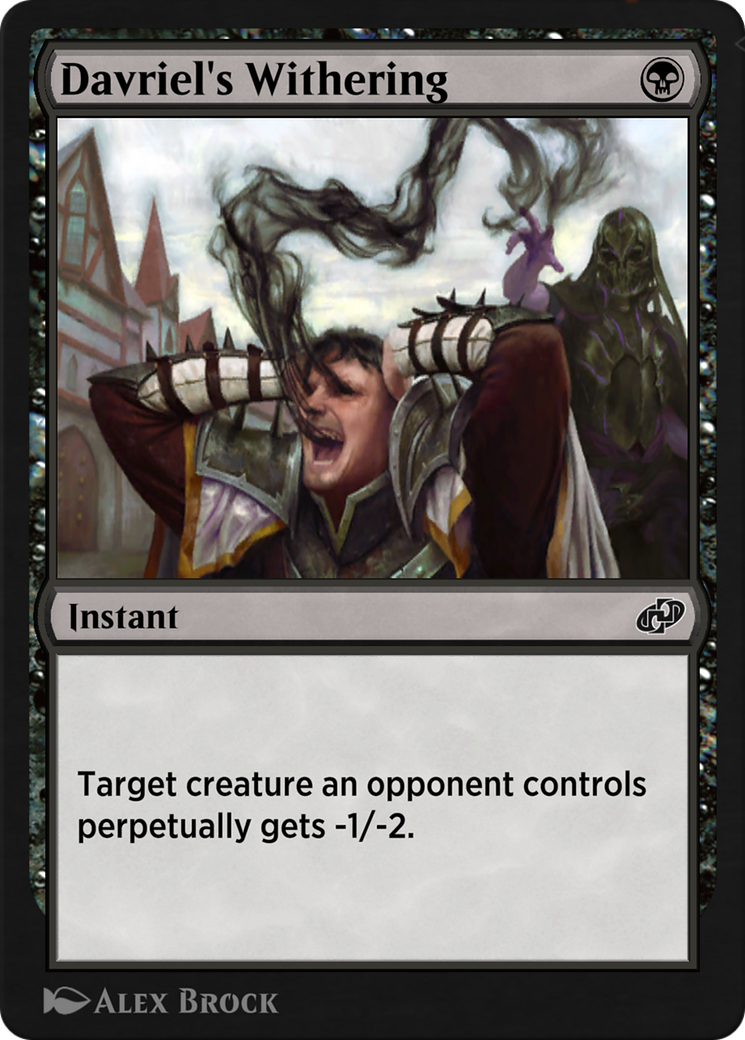 Davriel's Withering (J21-016) - Jumpstart: Historic Horizons - Premium MTG Single from Wizards of the Coast - Just $0! Shop now at Game Crave Tournament Store