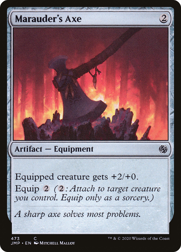 Marauder's Axe (JMP-473) - Jumpstart - Premium MTG Single from Wizards of the Coast - Just $0.08! Shop now at Game Crave Tournament Store