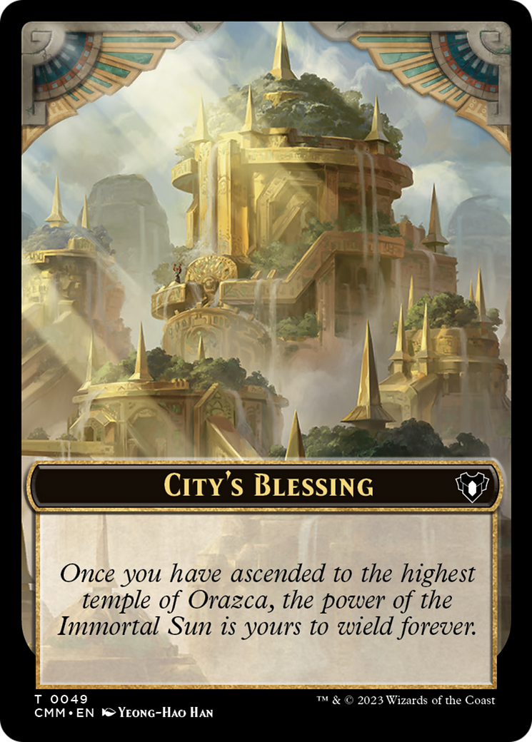 City's Blessing (TCMM-049) - Commander Masters Tokens Foil - Premium MTG Single from Wizards of the Coast - Just $0! Shop now at Game Crave Tournament Store