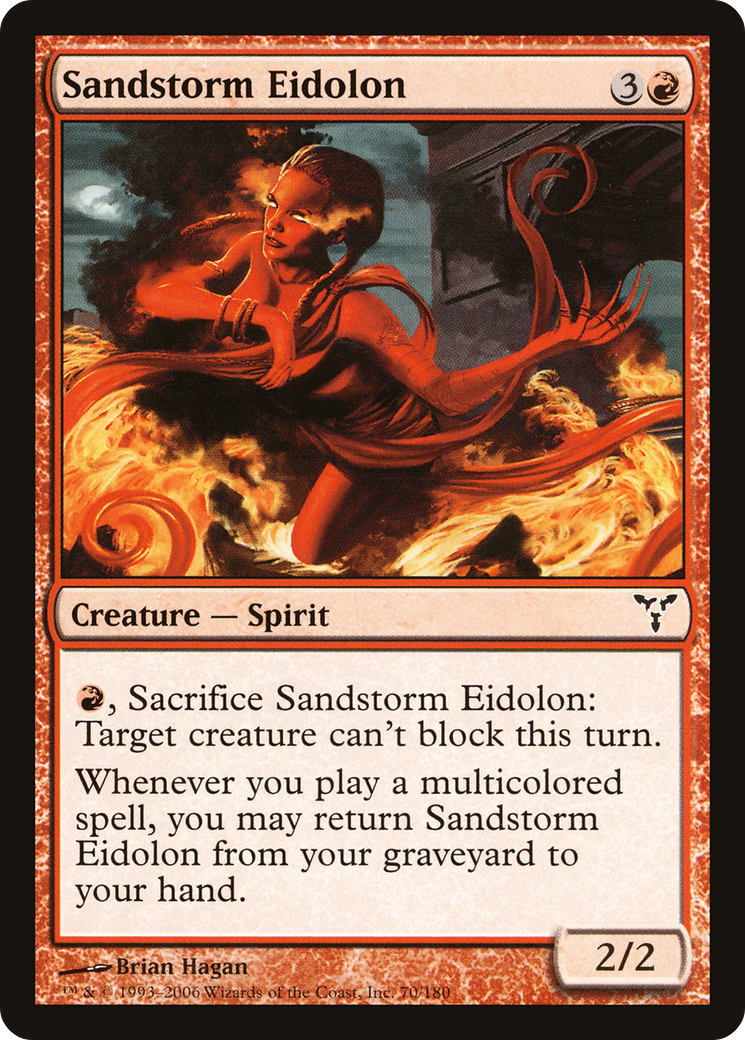 Sandstorm Eidolon (DIS-070) - Dissension - Premium MTG Single from Wizards of the Coast - Just $0.08! Shop now at Game Crave Tournament Store