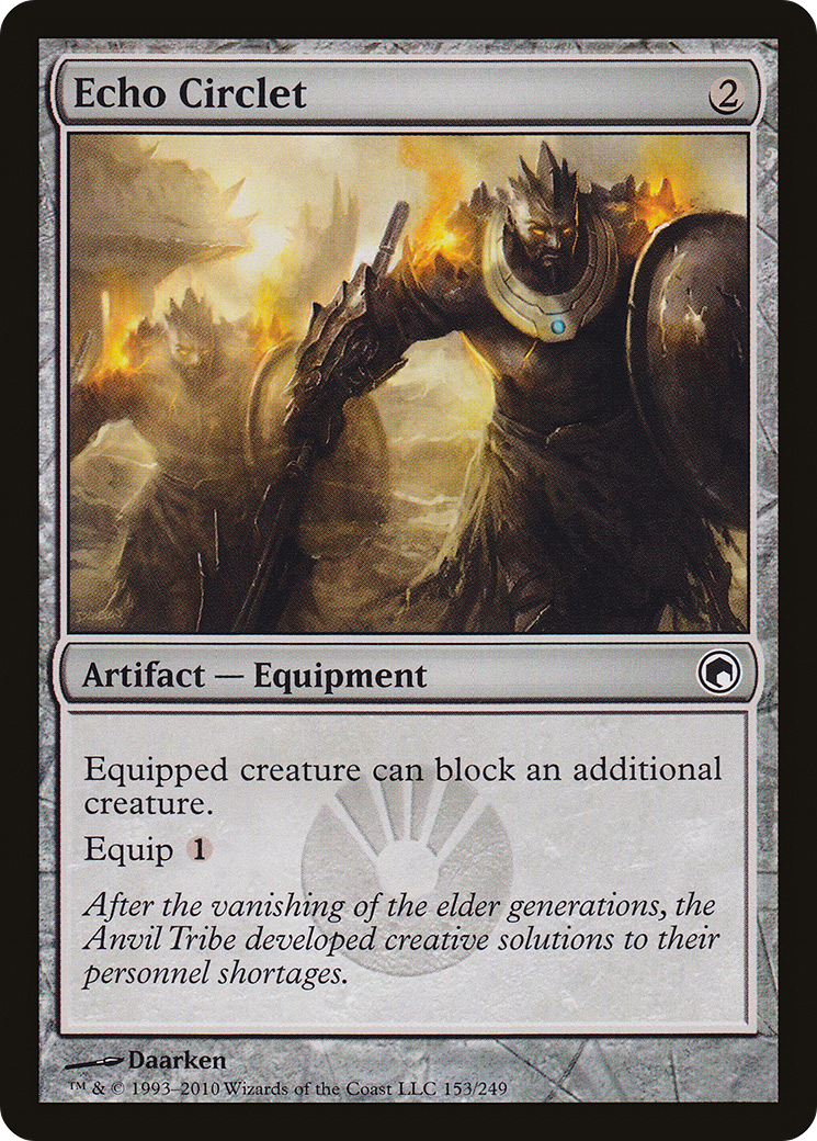 Echo Circlet (SOM-153) - Scars of Mirrodin - Premium MTG Single from Wizards of the Coast - Just $0.08! Shop now at Game Crave Tournament Store