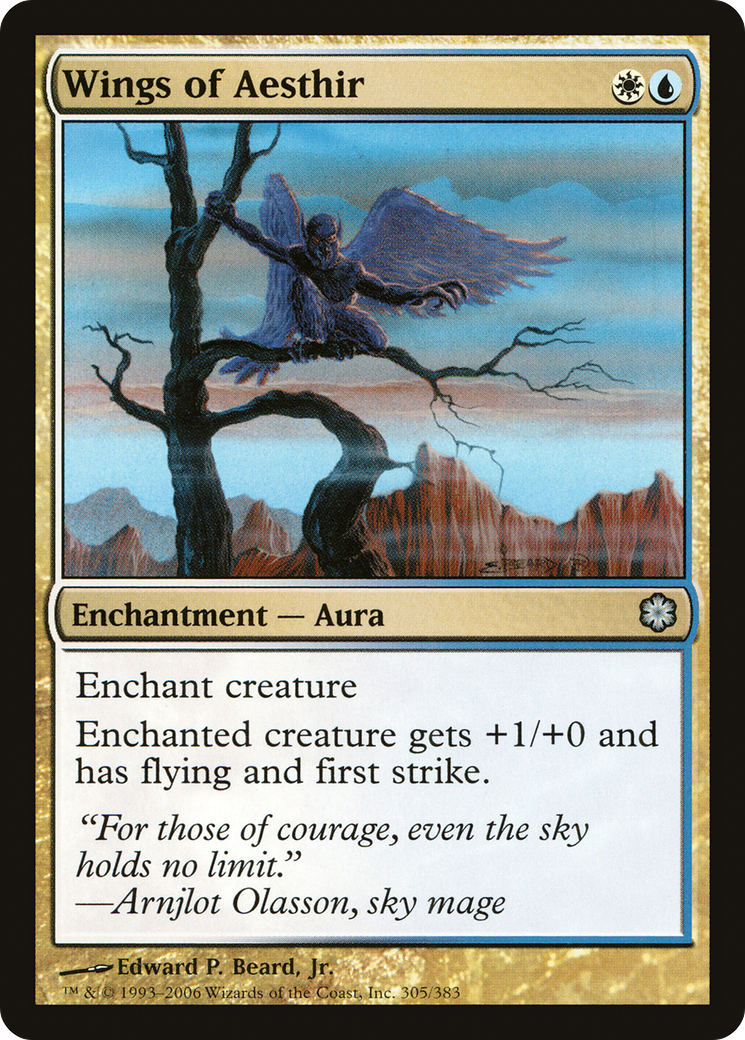 Wings of Aesthir (CST-305) - Coldsnap Theme Decks - Premium MTG Single from Wizards of the Coast - Just $0.08! Shop now at Game Crave Tournament Store