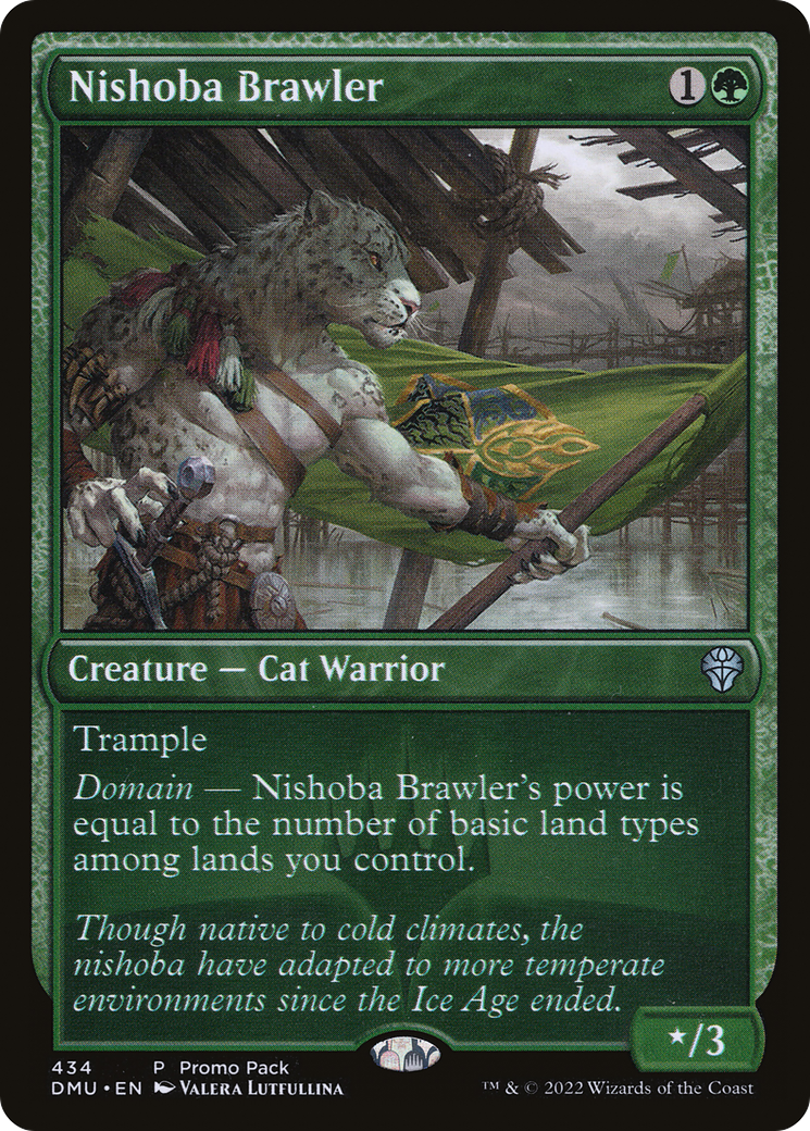 Nishoba Brawler (DMU-434) - Dominaria United Foil - Premium MTG Single from Wizards of the Coast - Just $0.46! Shop now at Game Crave Tournament Store