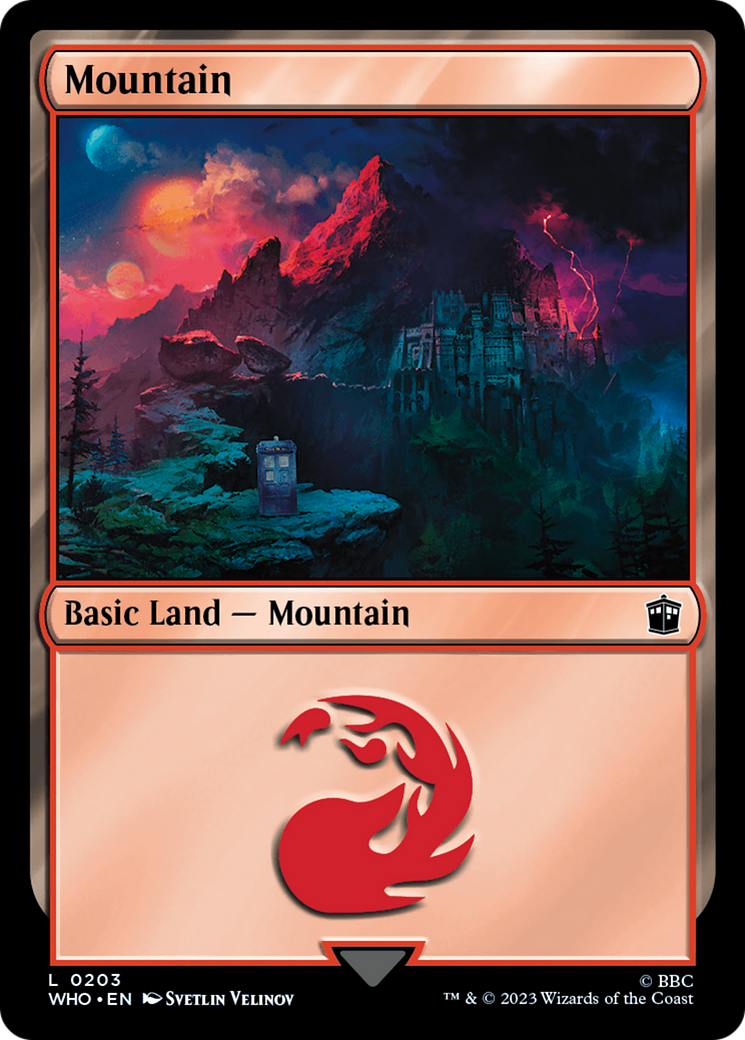 Mountain (WHO-203) - Doctor Who - Premium MTG Single from Wizards of the Coast - Just $0.08! Shop now at Game Crave Tournament Store