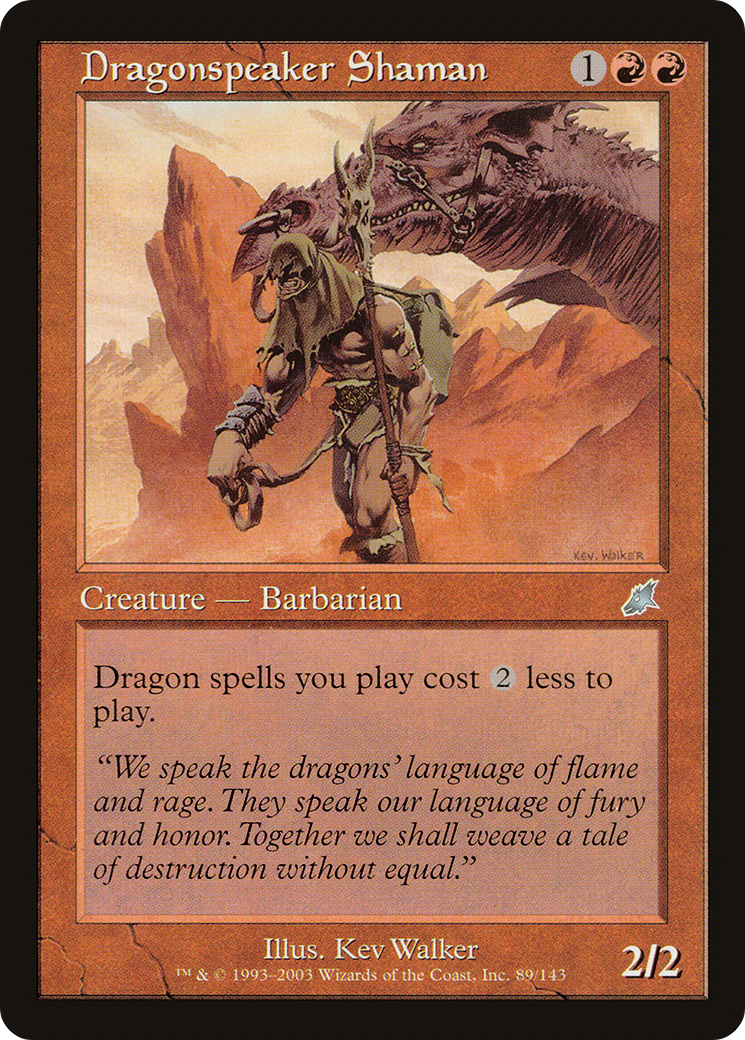 Dragonspeaker Shaman (SCG-089) - Scourge Foil - Premium MTG Single from Wizards of the Coast - Just $11.48! Shop now at Game Crave Tournament Store
