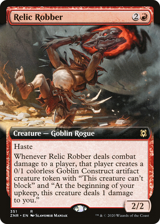 Relic Robber (ZNR-351) - Zendikar Rising: (Extended Art) - Premium MTG Single from Wizards of the Coast - Just $0.08! Shop now at Game Crave Tournament Store