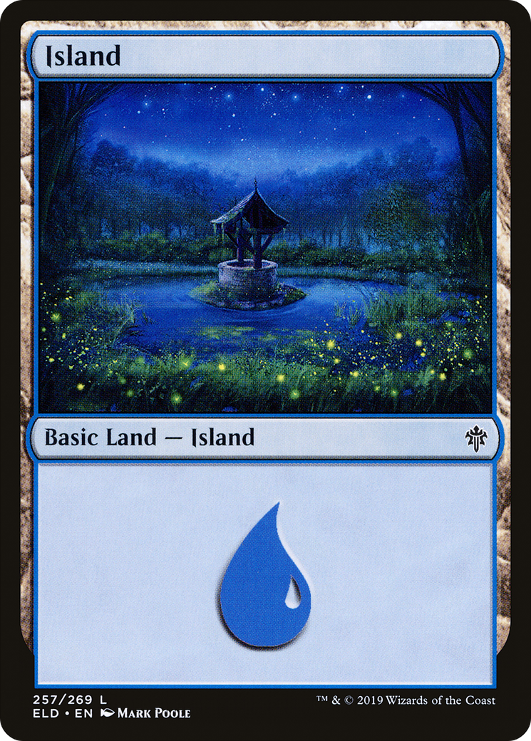 Island (ELD-257) - Throne of Eldraine Foil - Premium MTG Single from Wizards of the Coast - Just $0.26! Shop now at Game Crave Tournament Store