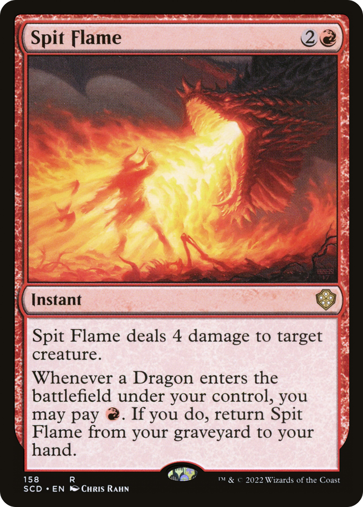 Spit Flame (SCD-158) - Starter Commander Decks - Premium MTG Single from Wizards of the Coast - Just $0.08! Shop now at Game Crave Tournament Store