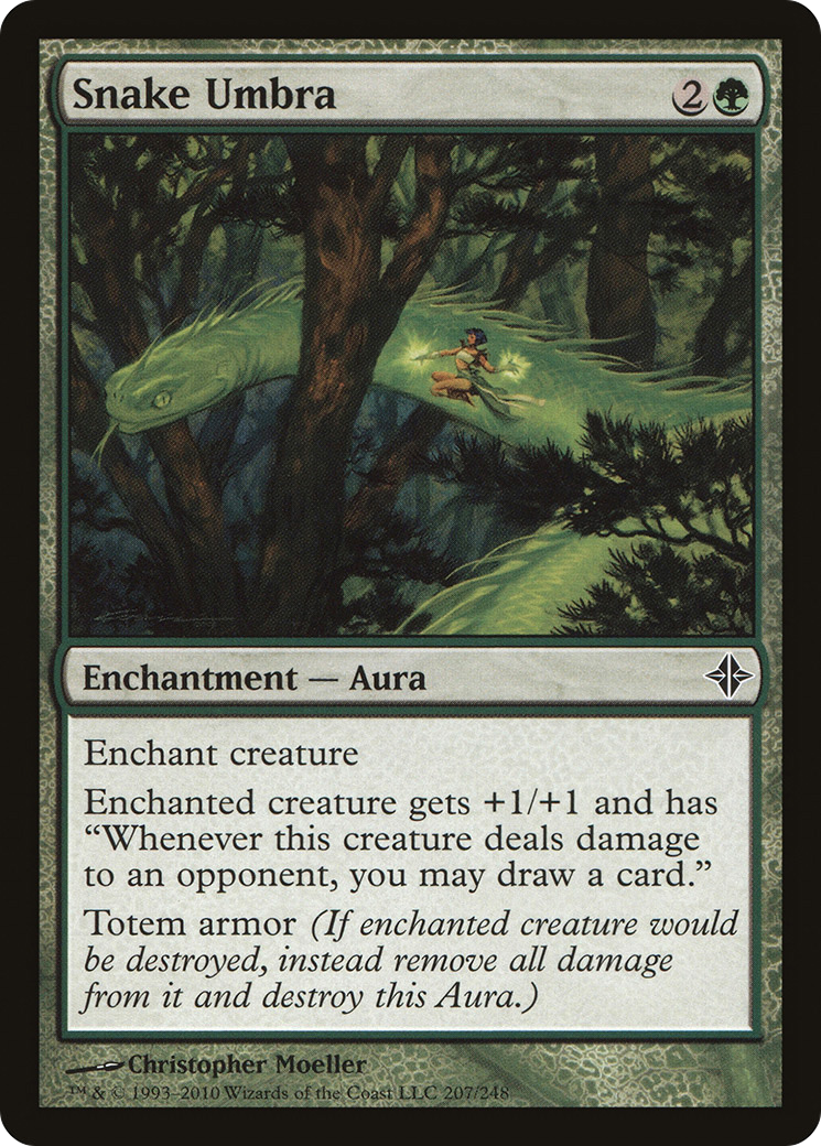 Snake Umbra (ROE-207) - Rise of the Eldrazi - Premium MTG Single from Wizards of the Coast - Just $0.45! Shop now at Game Crave Tournament Store