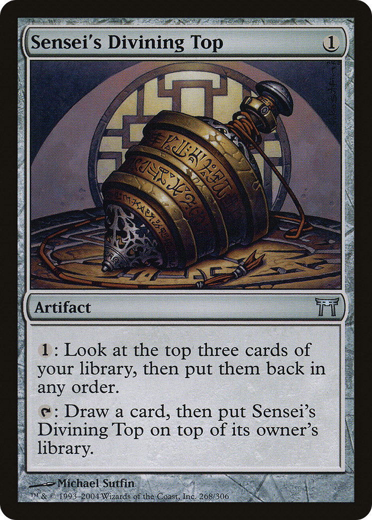 Sensei's Divining Top (CHK-268) - Champions of Kamigawa - Premium MTG Single from Wizards of the Coast - Just $24.44! Shop now at Game Crave Tournament Store