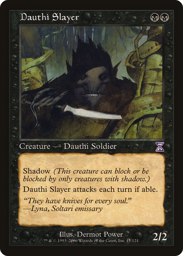 Dauthi Slayer (TSB-041) - Time Spiral Timeshifted - Premium MTG Single from Wizards of the Coast - Just $0.28! Shop now at Game Crave Tournament Store