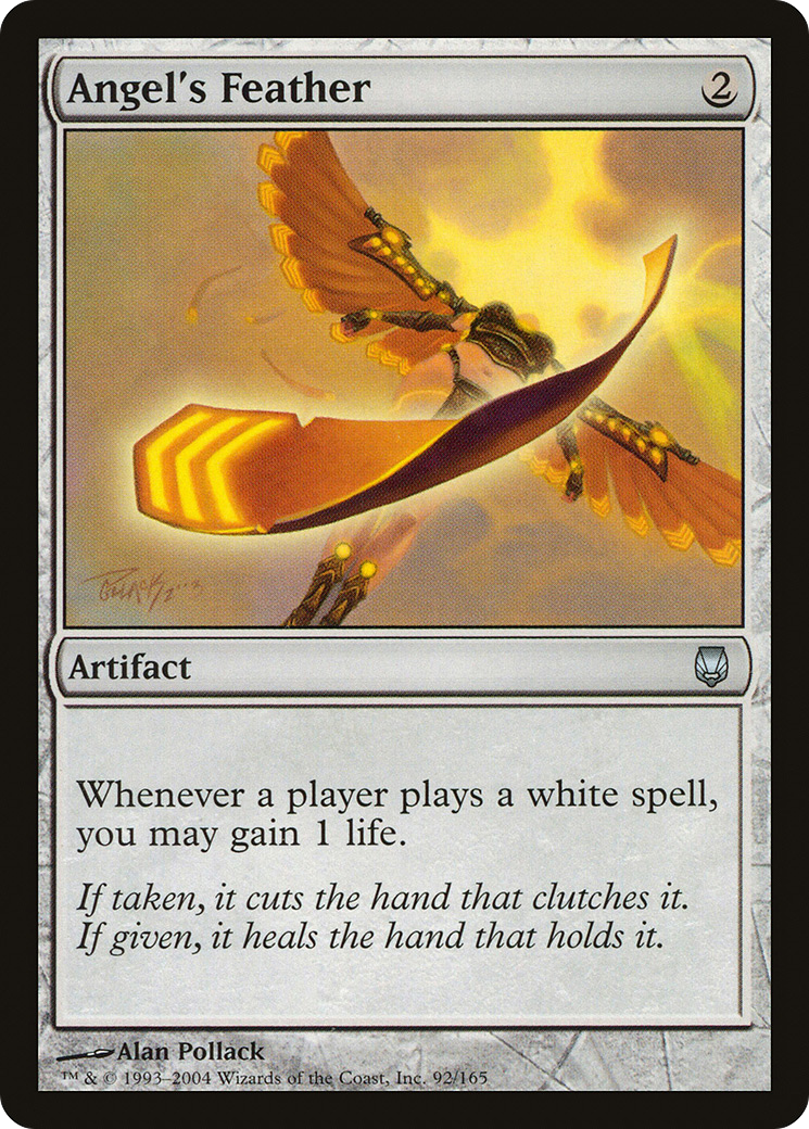Angel's Feather (DST-092) - Darksteel - Premium MTG Single from Wizards of the Coast - Just $0.08! Shop now at Game Crave Tournament Store