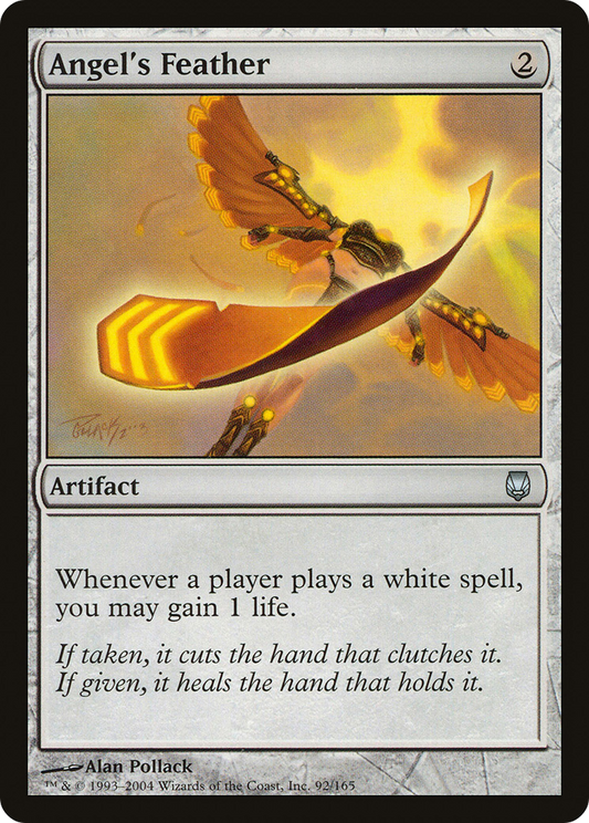 Angel's Feather (DST-092) - Darksteel - Premium MTG Single from Wizards of the Coast - Just $0.08! Shop now at Game Crave Tournament Store