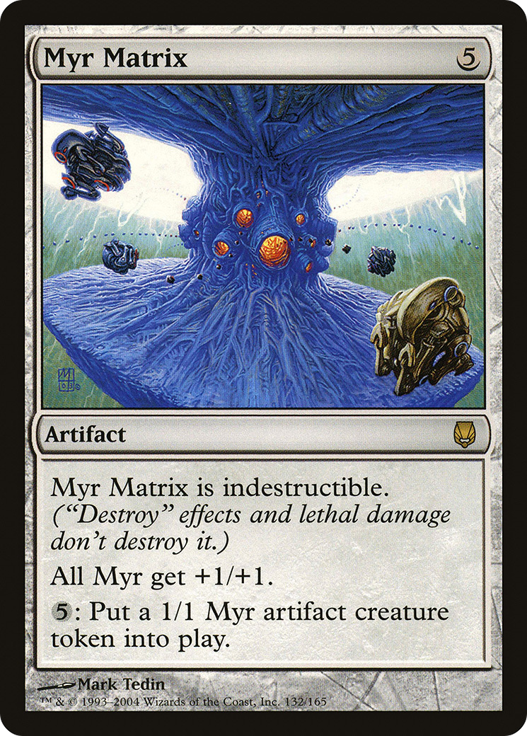 Myr Matrix (DST-132) - Darksteel Foil - Premium MTG Single from Wizards of the Coast - Just $8.67! Shop now at Game Crave Tournament Store