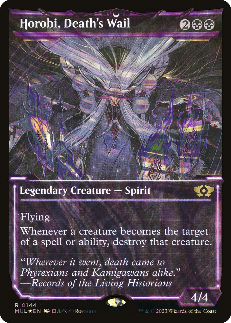 Horobi, Death's Wail (MUL-144) - Multiverse Legends: (Showcase) Foil - Premium MTG Single from Wizards of the Coast - Just $0.94! Shop now at Game Crave Tournament Store