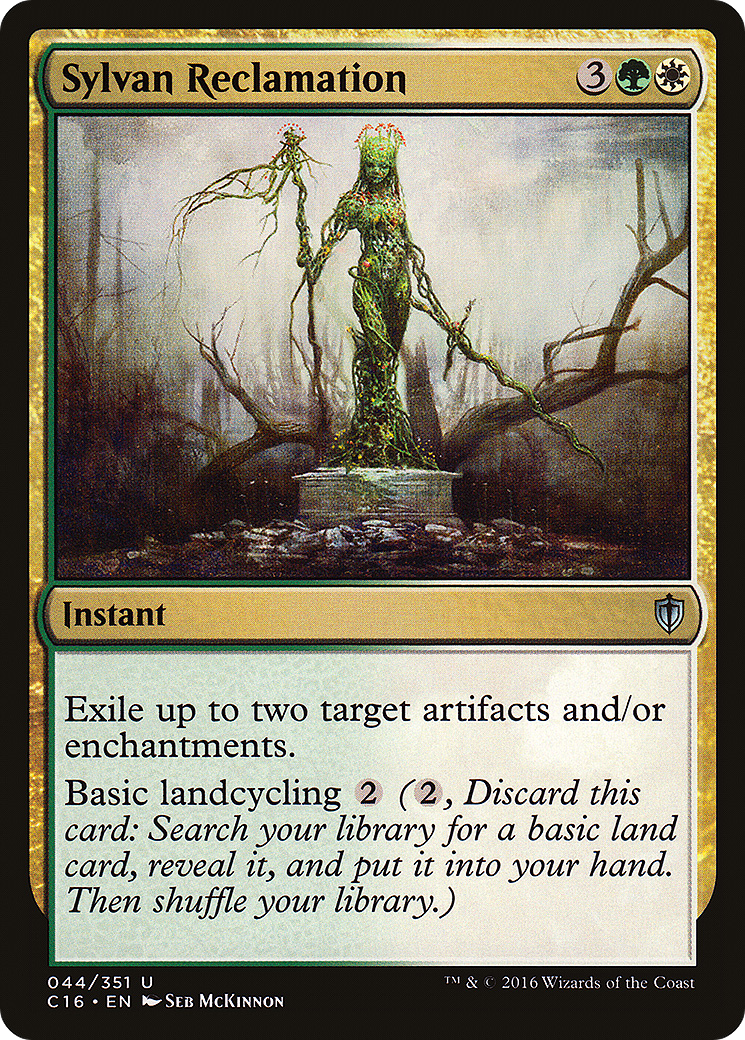 Sylvan Reclamation (C16-044) - Commander 2016 - Premium MTG Single from Wizards of the Coast - Just $0.08! Shop now at Game Crave Tournament Store