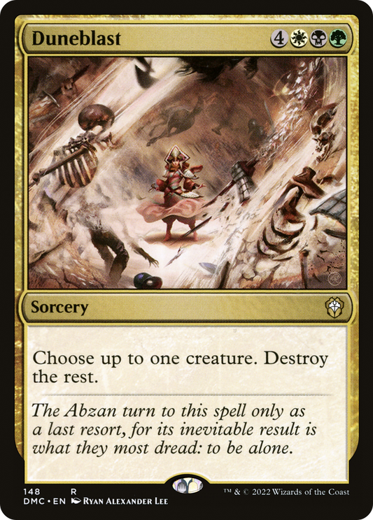 Duneblast (DMC-148) - Dominaria United Commander - Premium MTG Single from Wizards of the Coast - Just $0.08! Shop now at Game Crave Tournament Store