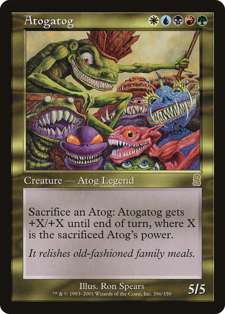 Atogatog (ODY-286) - Odyssey - Premium MTG Single from Wizards of the Coast - Just $0.27! Shop now at Game Crave Tournament Store