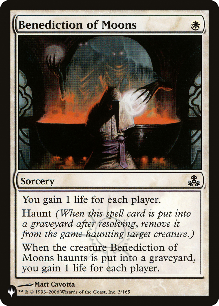 Benediction of Moons (PLIST-578) - The List - Premium MTG Single from Wizards of the Coast - Just $0.08! Shop now at Game Crave Tournament Store
