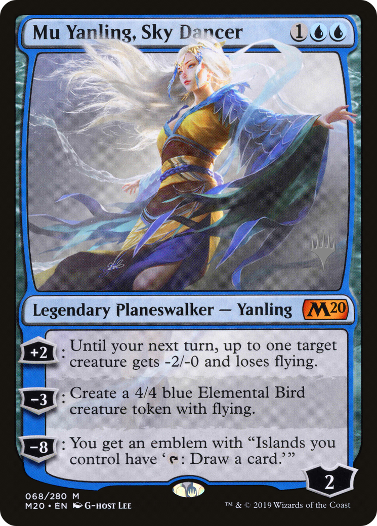 Mu Yanling, Sky Dancer (PM20-68P) - Core Set 2020 Promos - Premium MTG Single from Wizards of the Coast - Just $0.37! Shop now at Game Crave Tournament Store