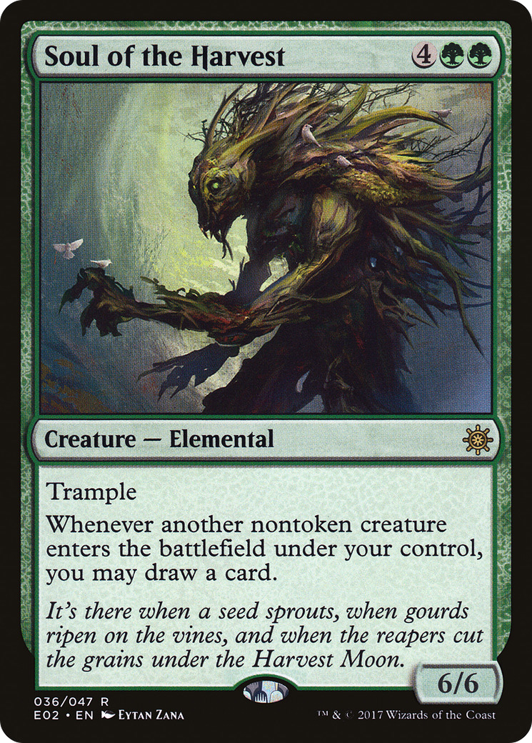 Soul of the Harvest (E02-036) - Explorers of Ixalan - Premium MTG Single from Wizards of the Coast - Just $0.39! Shop now at Game Crave Tournament Store
