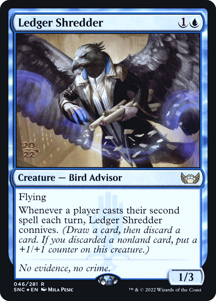 Ledger Shredder (PSNC-46S) - Streets of New Capenna Promos Foil - Premium MTG Single from Wizards of the Coast - Just $7.32! Shop now at Game Crave Tournament Store