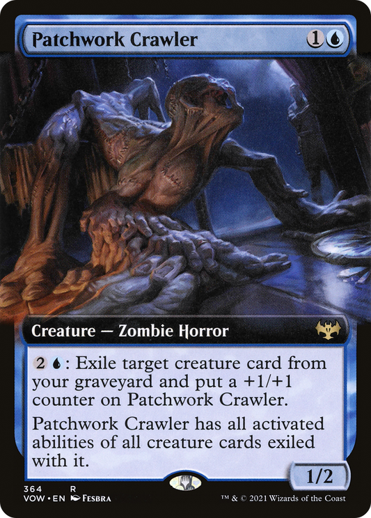 Patchwork Crawler (VOW-364) - Innistrad: Crimson Vow: (Extended Art) - Premium MTG Single from Wizards of the Coast - Just $0.08! Shop now at Game Crave Tournament Store
