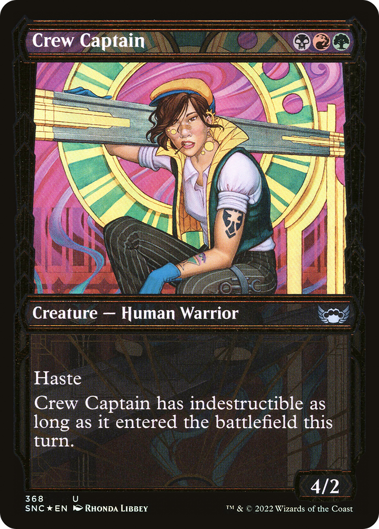 Crew Captain (SNC-368) - Streets of New Capenna: (Showcase) Foil - Premium MTG Single from Wizards of the Coast - Just $0.25! Shop now at Game Crave Tournament Store