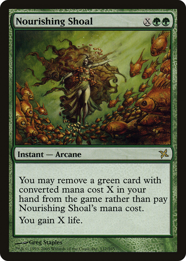 Nourishing Shoal (BOK-137) - Betrayers of Kamigawa - Premium MTG Single from Wizards of the Coast - Just $0.18! Shop now at Game Crave Tournament Store