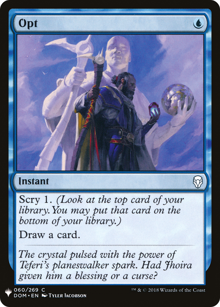 Opt (MB1-451) - Mystery Booster - Premium MTG Single from Wizards of the Coast - Just $0.08! Shop now at Game Crave Tournament Store