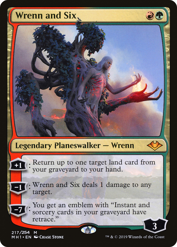 Wrenn and Six (MH1-217) - Modern Horizons - Premium MTG Single from Wizards of the Coast - Just $3.50! Shop now at Game Crave Tournament Store