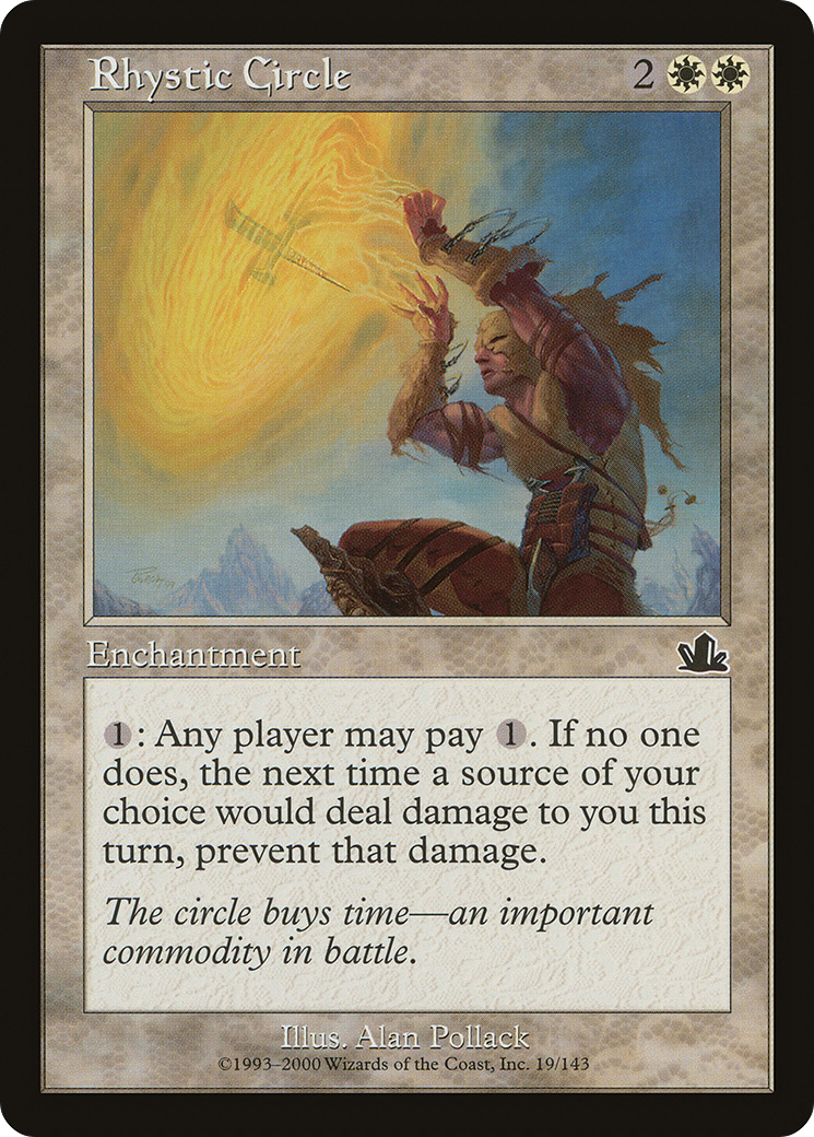 Rhystic Circle (PCY-019) - Prophecy Foil - Premium MTG Single from Wizards of the Coast - Just $0.36! Shop now at Game Crave Tournament Store