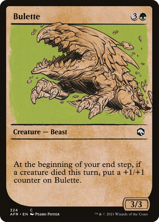 Bulette (AFR-324) - Adventures in the Forgotten Realms: (Showcase) - Premium MTG Single from Wizards of the Coast - Just $0.08! Shop now at Game Crave Tournament Store