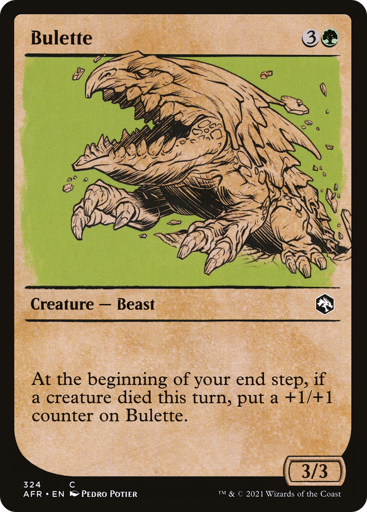 Bulette (AFR-324) - Adventures in the Forgotten Realms: (Showcase) Foil - Premium MTG Single from Wizards of the Coast - Just $0.08! Shop now at Game Crave Tournament Store